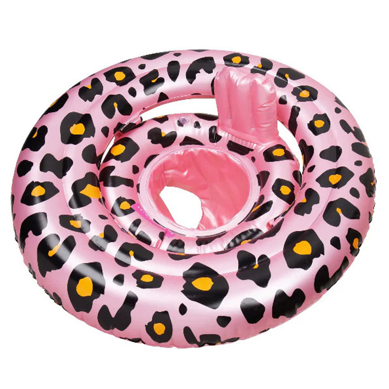 Swim Essentials Σωσίβιο ⌀69εκ. για Μωρά από 0-1 ετών Rose Gold Leopard Printed (2020SE32)