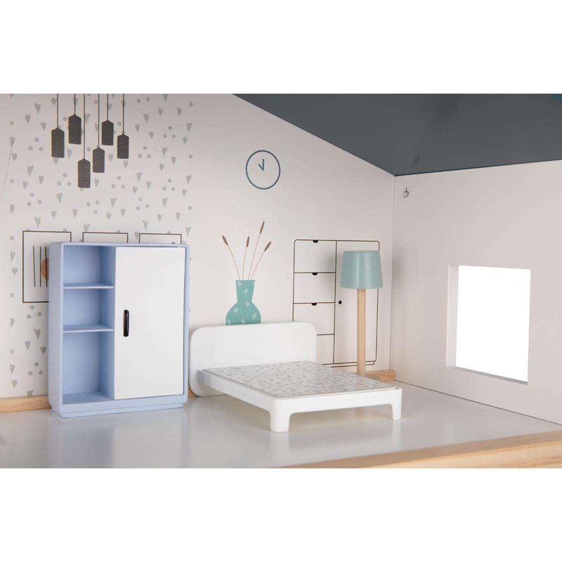 Tooky Toys Doll House Ξύλινο Τριώροφο Κουκλόσπιτο (TH919)