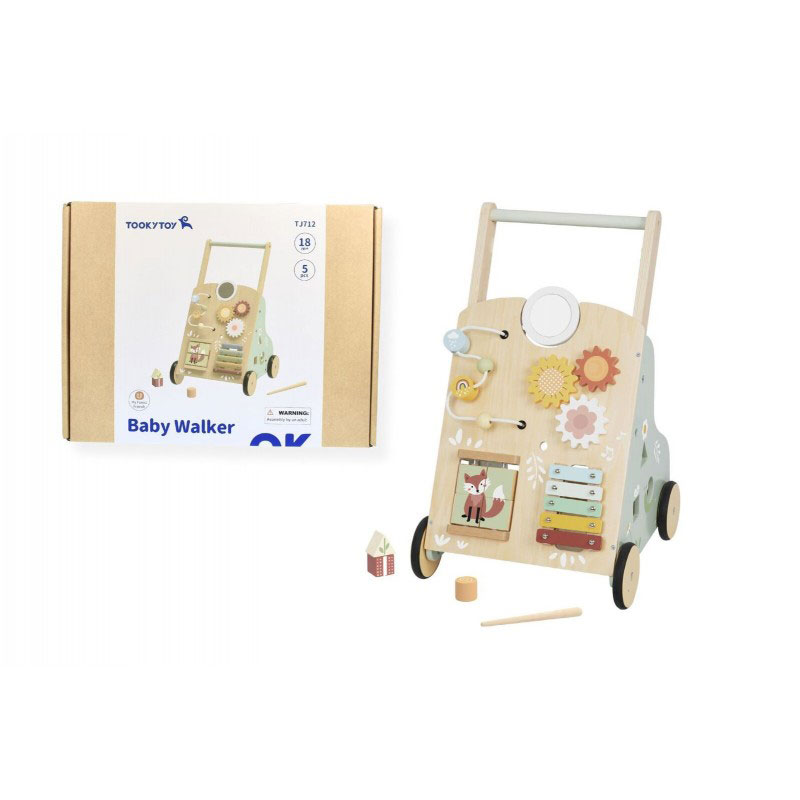 Tooky Toy  Περπατούρα Ξύλινη με Δραστηριότητες (TJ712)