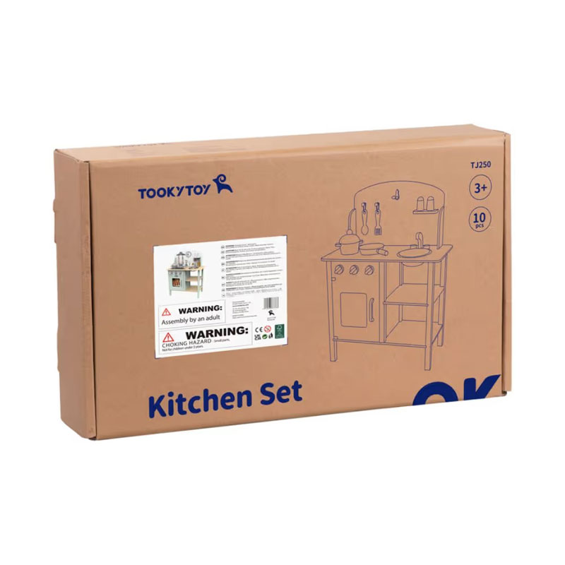 Tooky Toy Ξύλινη Παιδική Κουζίνα (TJ250)