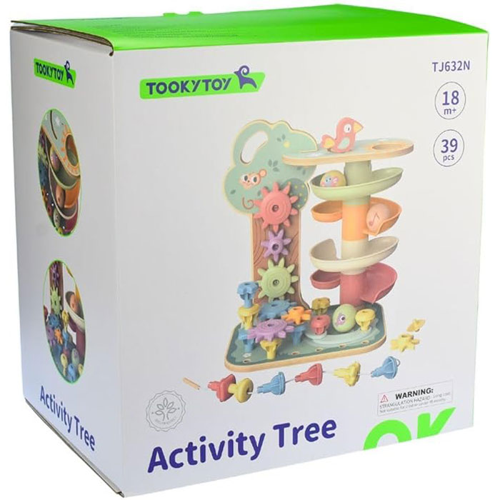 Tooky Toy Activity Game Tree Πύργος με Δέντρο Δραστηριοτήτων (TJ632N)