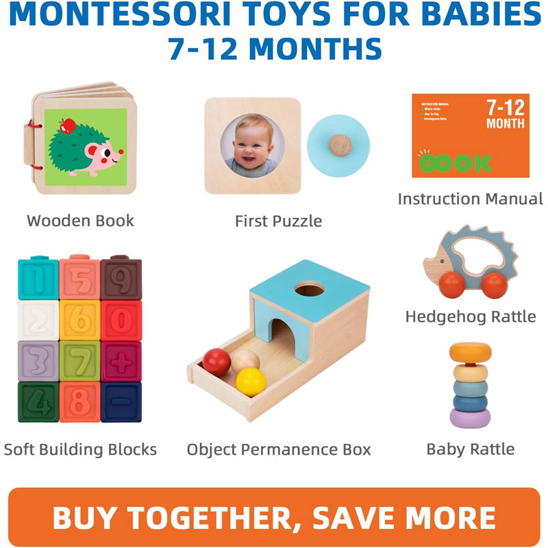 Tooky Toy Κουτί Educational Box Εκπαιδευτικών Δραστηριοτήτων Montessori (TK751)