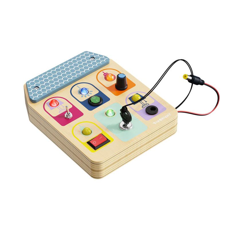 Top Bright Ξύλινο Παιχνίδι Busy Board Switch - Διακόπτες Κωδικός (121120)