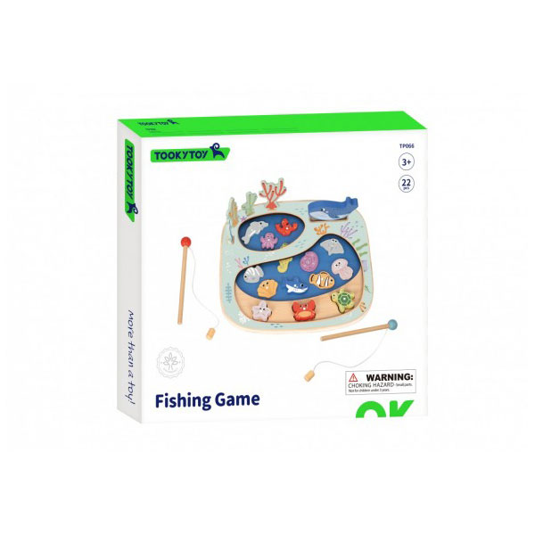 Tooky Toy Ξύλινος Παιχνίδι Ψαρέματος Fishing Game (TP066)