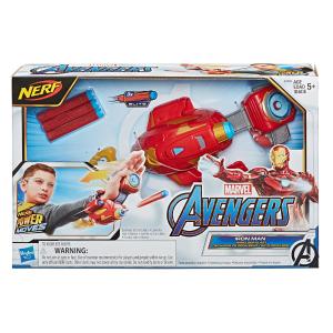 Hasbro Avengers Nerf Power Moves Marvel Iron Man Repulsor Blast Gauntlet (E7376)