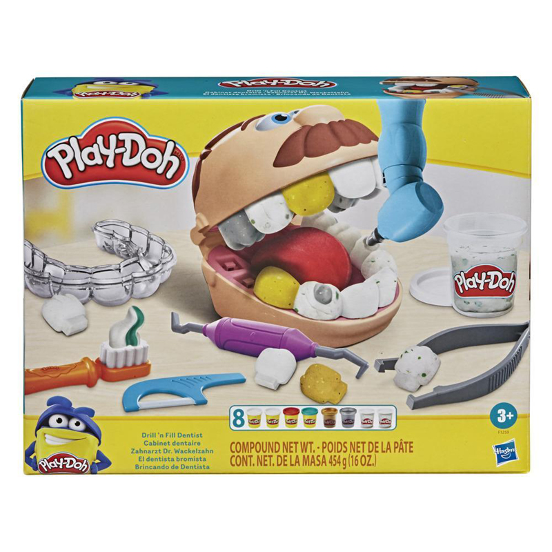 Hasbro Play-Doh  Gold Drill 'n Fill Dentist (F1259)