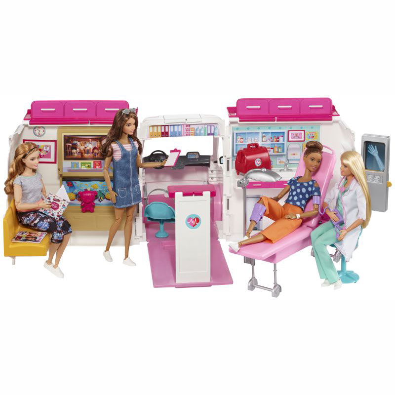 Mattel Barbie- Κινητό Ιατρείο  Ασθενοφόρο (FRM19)