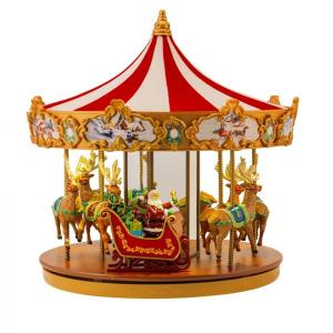 Spieluhrenwelt Χριστουγεννιάτικο Carousel Very Merry 50 Μελωδίες (MMMC-27611)