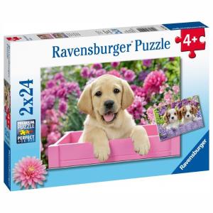Ravensburger Παζλ 2x24 τμχ Κουτάβια 05029