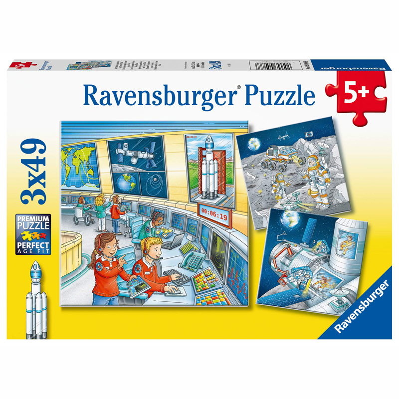 Ravensburger Παζλ 3x49 τμχ. Διάστημα 05088