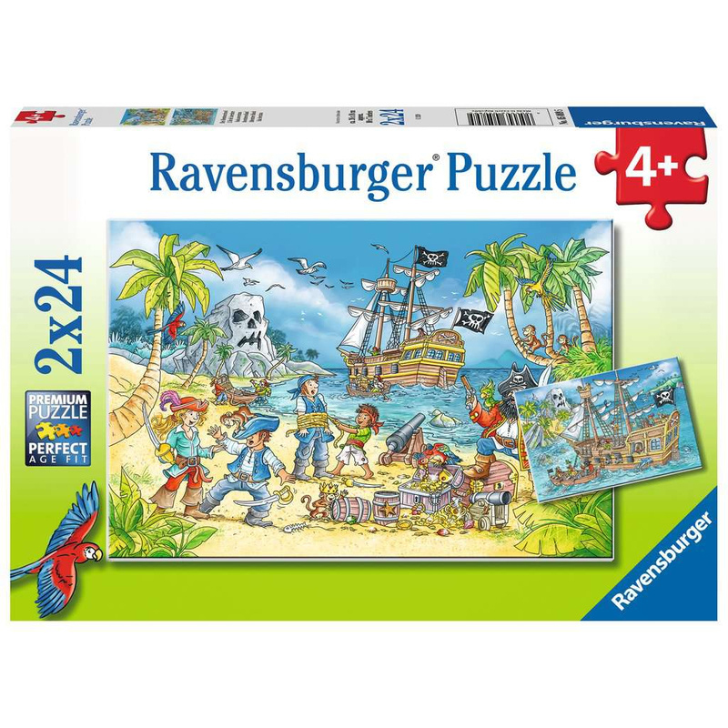Ravensburger Παζλ 2x24 τμχ Πειρατές 05089