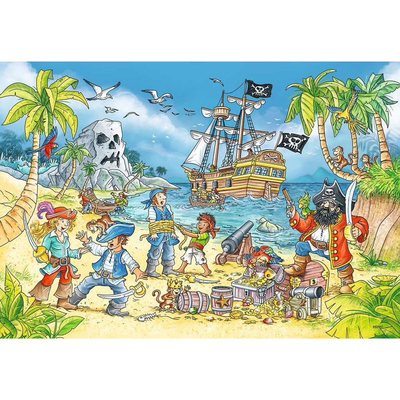 Ravensburger Παζλ 2x24 τμχ Πειρατές 05089