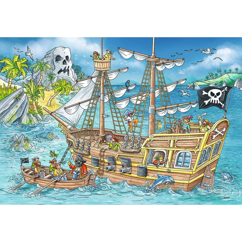 Ravensburger Παζλ 2x24 τμχ Πειρατές 05089