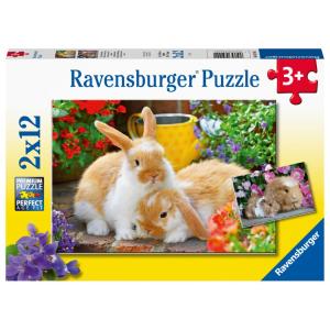 Ravensburger Παζλ 2x12 τμχ. Γλυκά Ζωάκια