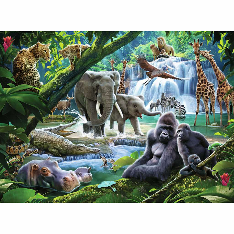 Ravensburger Παζλ 100XXL τμχ. Ζούγκλα