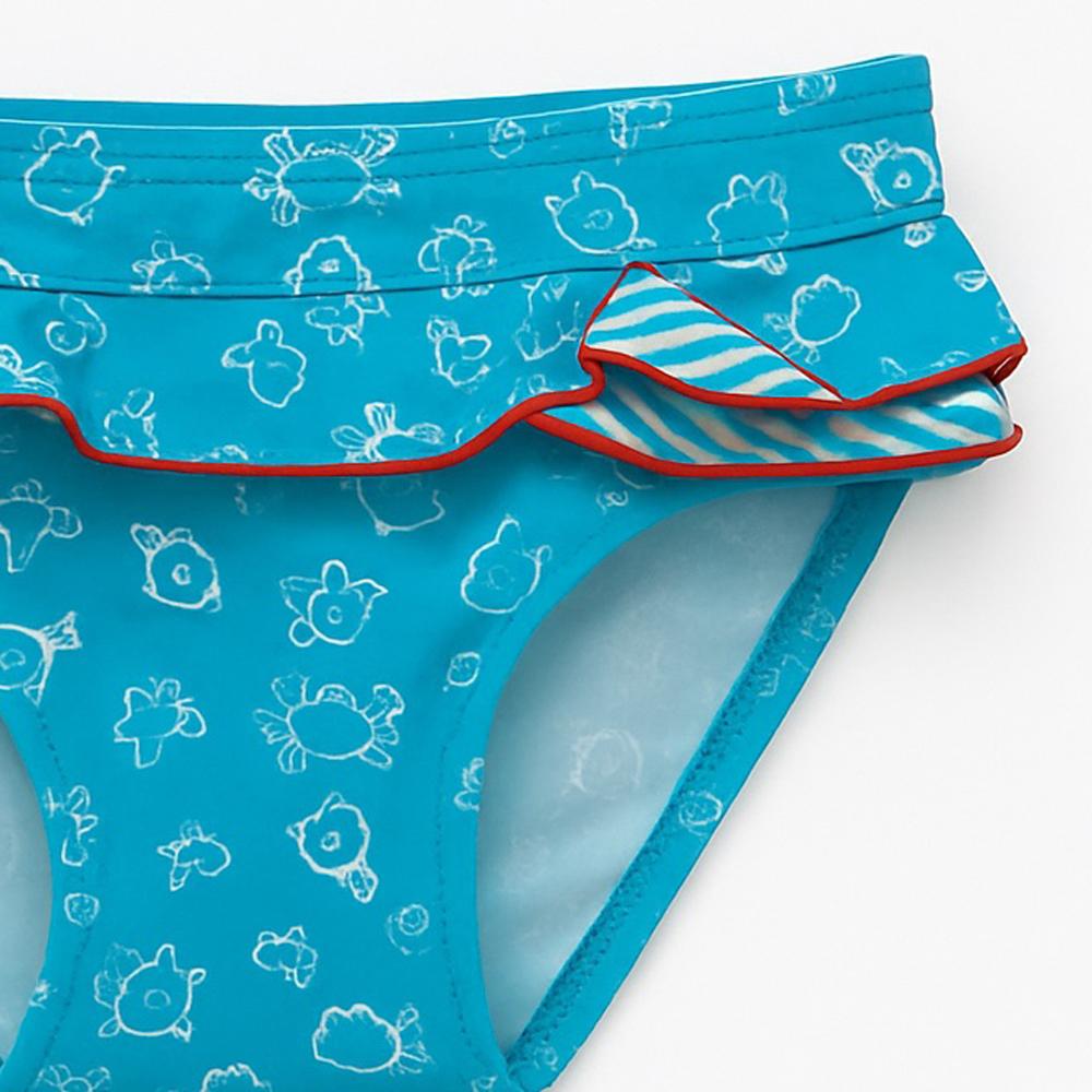 Βρεφικό μαγιό μονοκίνι BEACHWEAR κορίτσι - 2