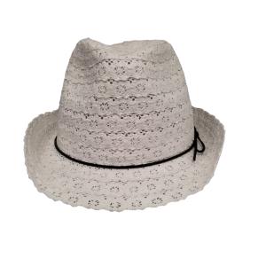 Καπέλο με βαμβακερή δαντέλα - 86482