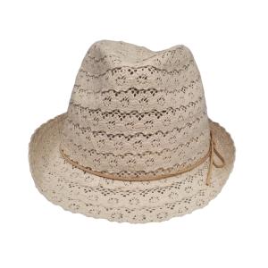 Καπέλο με βαμβακερή δαντέλα - 86485