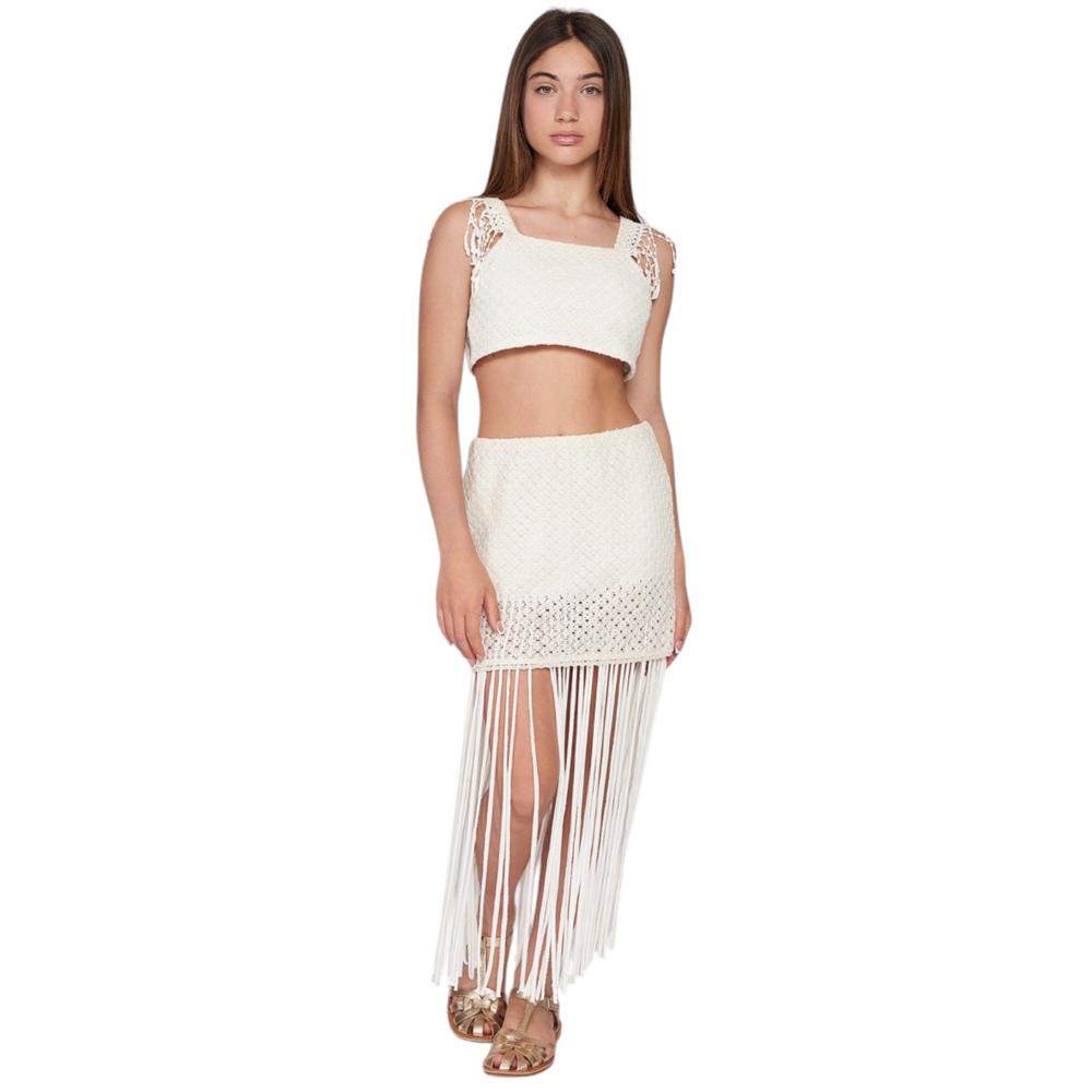 Παιδικό δαντελένιο crop top TO BE TOO κορίτσι - 2