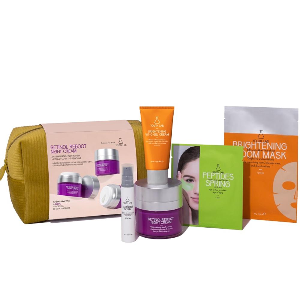 Youth Lab Retinol Reboot Set Κρέμα Νύχτας με Βιταμίνη Α Νέας Γενιάς 50 ml + Δώρο 4 Προϊόντα σε Ειδικό Μέγεθος