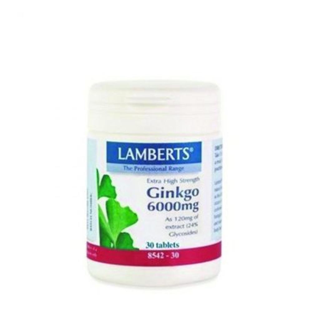 Lamberts Ginkgo Biloba 6000mg 30tabs