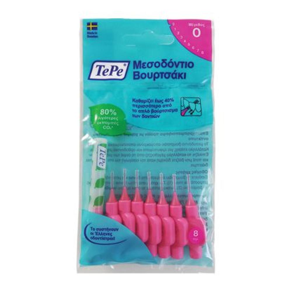 TePe Interdental Brushes Original Μεσοδόντια Βουρτσάκια 0.4mm 8τμχ