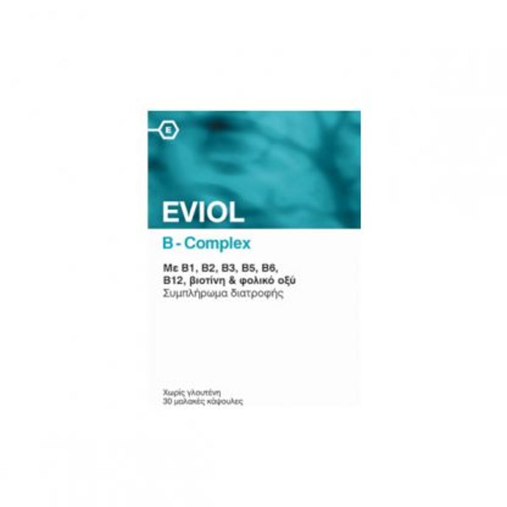 Eviol B-Complex Αντιμετώπιση Tου Στρες & Tης Κόπωσης 30 softgels