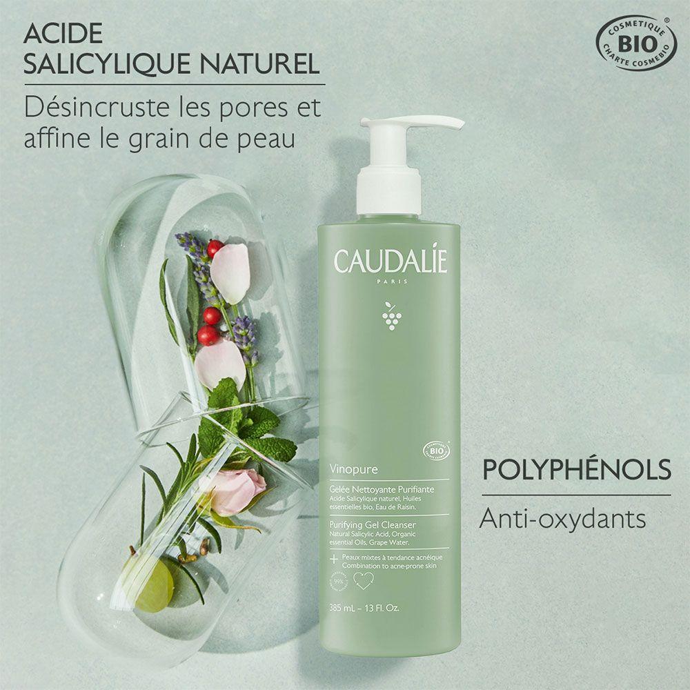 Caudalie Vinopure Purifying Gel Cleanser Tζελ Καθαρισμού Προσώπου, 385ml