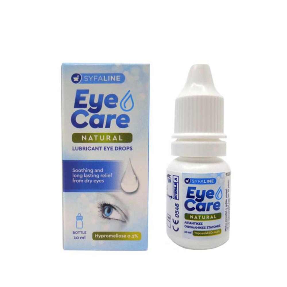 Syfaline Eye Care Natural Λιπαντικές Οφθαλμικές Σταγόνες κατά της ξηροφθαλμίας, 10ml