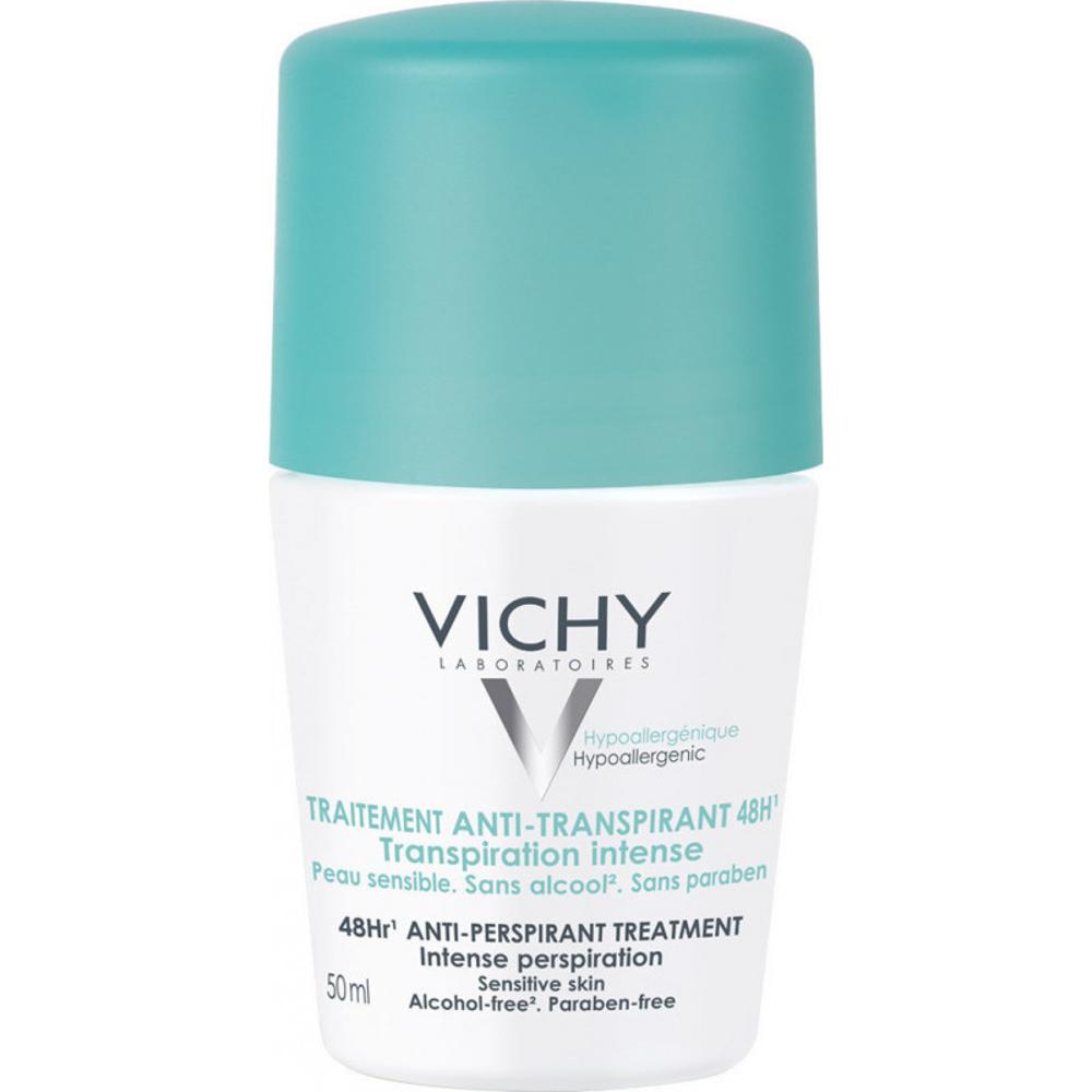 Vichy Deodorant 48h Intensive Anti-perspirant Roll-On Εντατική Αποσμητική Φροντίδα, 50ml