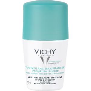 Vichy Deodorant 48h Intensive Anti-perspirant Roll-On Εντατική Αποσμητική Φροντίδα, 50ml - 3138