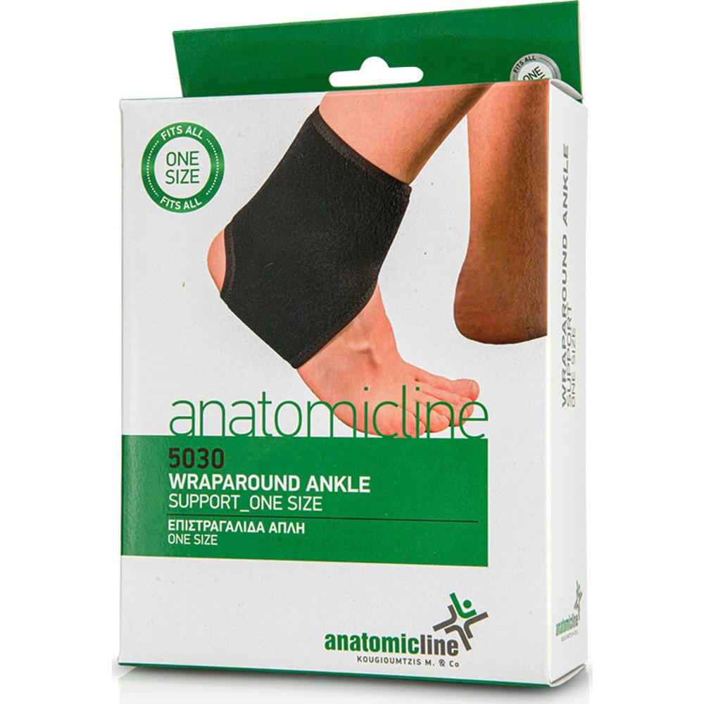 Anatomic line Επιστραγαλίδα Απλή Μαύρο Χρώμα 5030 One Size