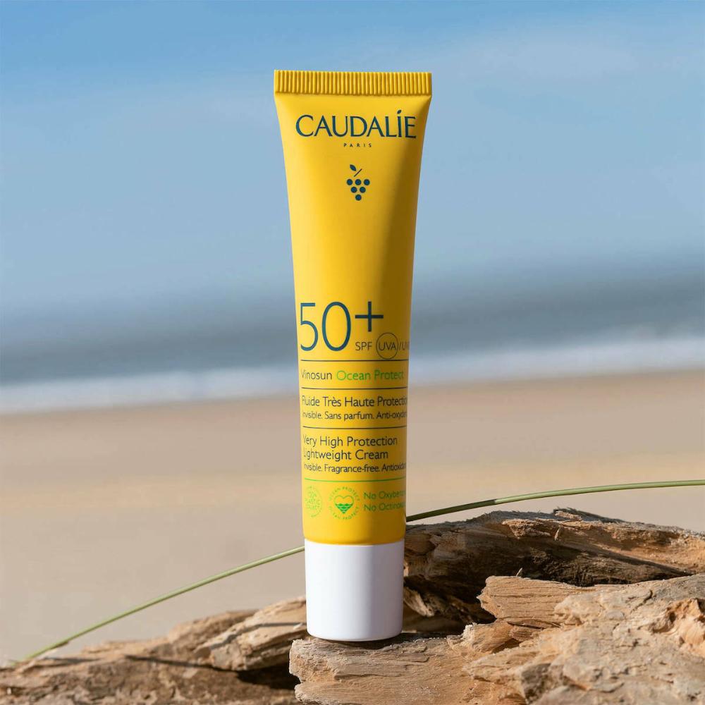 Caudalie Vinosun Lightweight Cream SPF50+ Αόρατο Αντηλιακό για το Πρόσωπο 40 ml