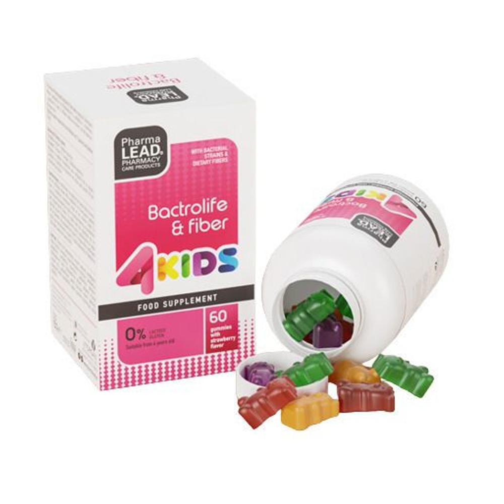 Pharmalead Bactrolife & Fiber 4kids, 60gummies