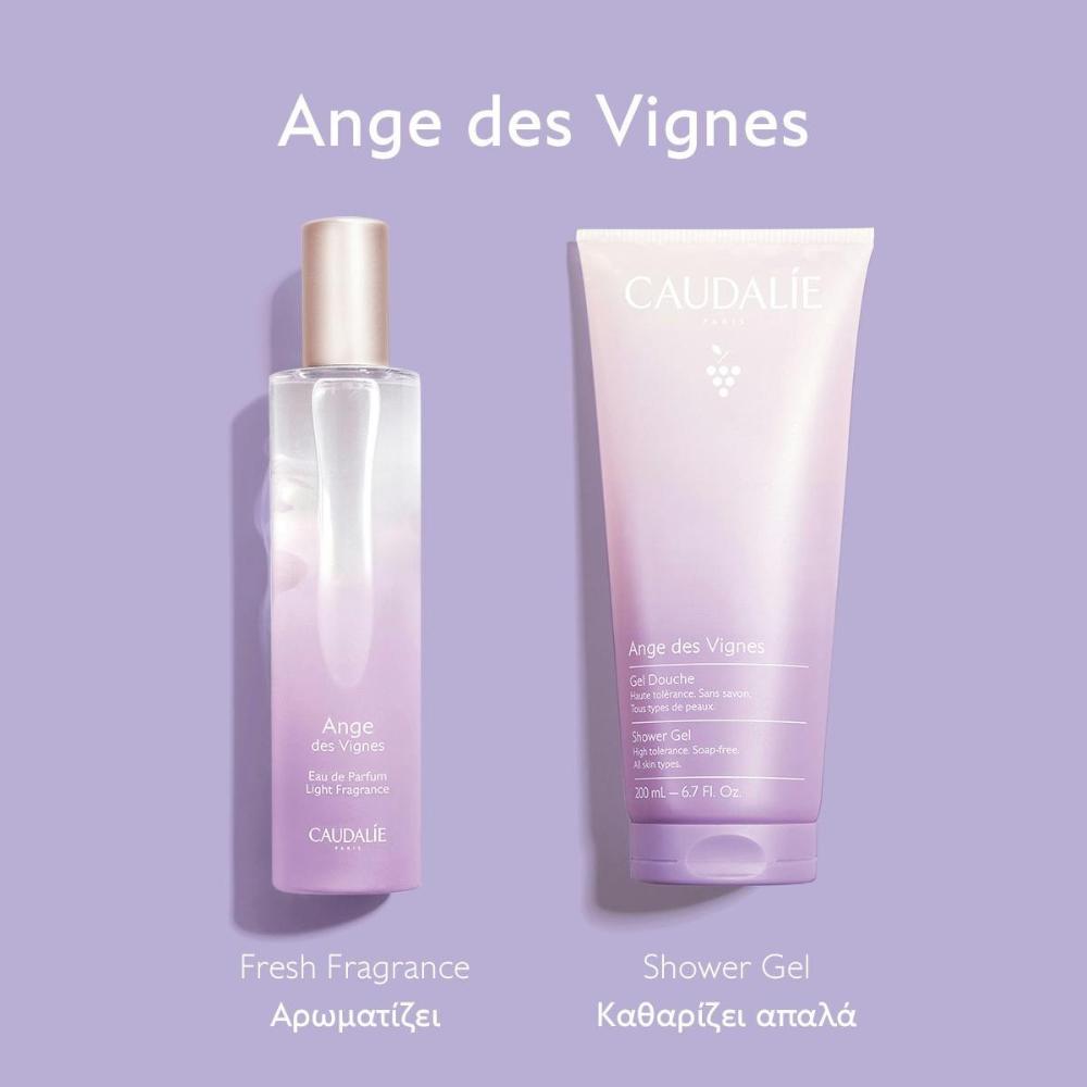 Caudalie Ange des Vignes X-Mas Promo Eau de Parfum Light Fragrance Γυναικείο Άρωμα, 50ml & Δώρο Shower Gel Αφρόλουτρο, 200ml, 1σετ