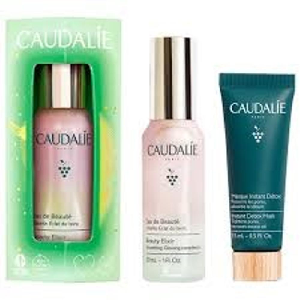 Caudalie Xmas Promo Beauty Elixir Ελιξήριο Ομορφιάς για Όλους τους Τύπους Δέρματος, 30ml & Δώρο Instant Detox Mask Μάσκα Αποτοξίνωσης με Ροζ Άργιλο, 15ml, 1σετ