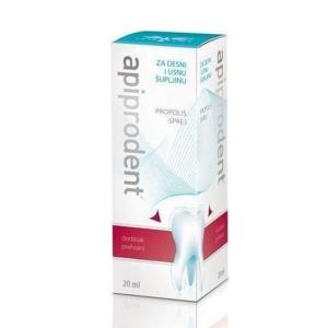 Uplab Pharmaceuticals Apipharma Apiprodent Spray με Επουλωτικές, Αιμοστατικές και Αντιφλεγμονώδεις Ιδιότητες για την Στοματική Κοιλότητα 20ml - 4669