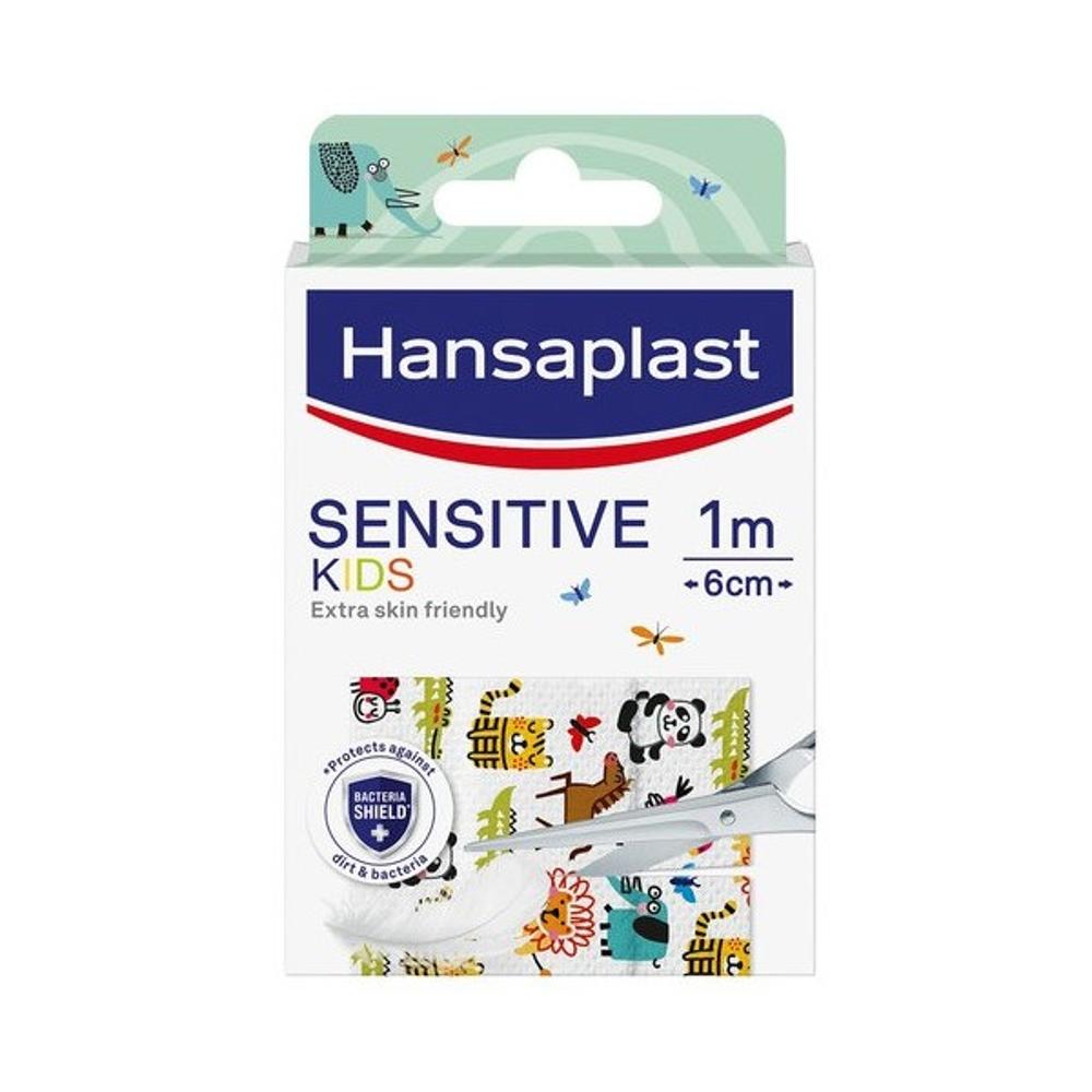 Hansaplast Strips/Ταχυεπιδέσμοι Sensitive Kids Επίθεμα ιδιαίτερα φιλικό με την επιδερμίδα (10cm x 6cm) 10pcs