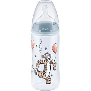 Nuk First Choice Bottle with Temperature Control  Winnie the Pooh Πλαστικό Μπιμπερό με Θηλή Σιλικόνης και Δείκτη Ελέγχου Θερμοκρασίας 0-6 Μηνών 300ml - 3369