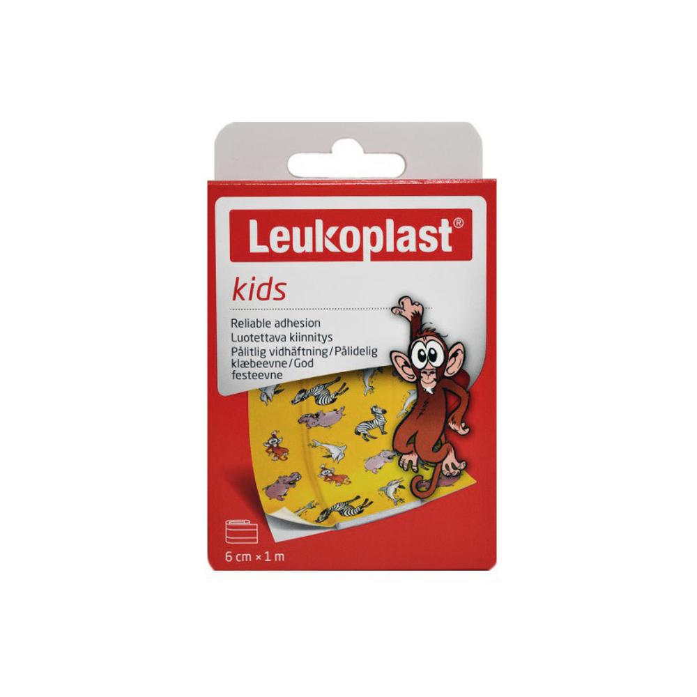 Leukoplast Kids Zoo Strip 6cm x 1m, 1 Τεμάχιο