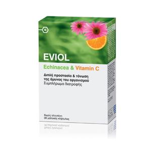 Eviol Echinacea & Vitamin C 30Caps - 4538