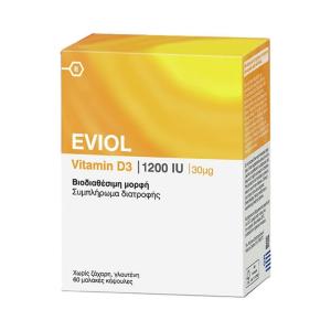    Eviol Vitamin D3 1200Iu 60Caps - 4542