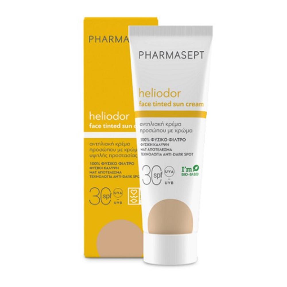 Pharmasept Heliodor Αντηλιακή Κρέμα Προσώπου SPF 30 με Χρώμα 50ml