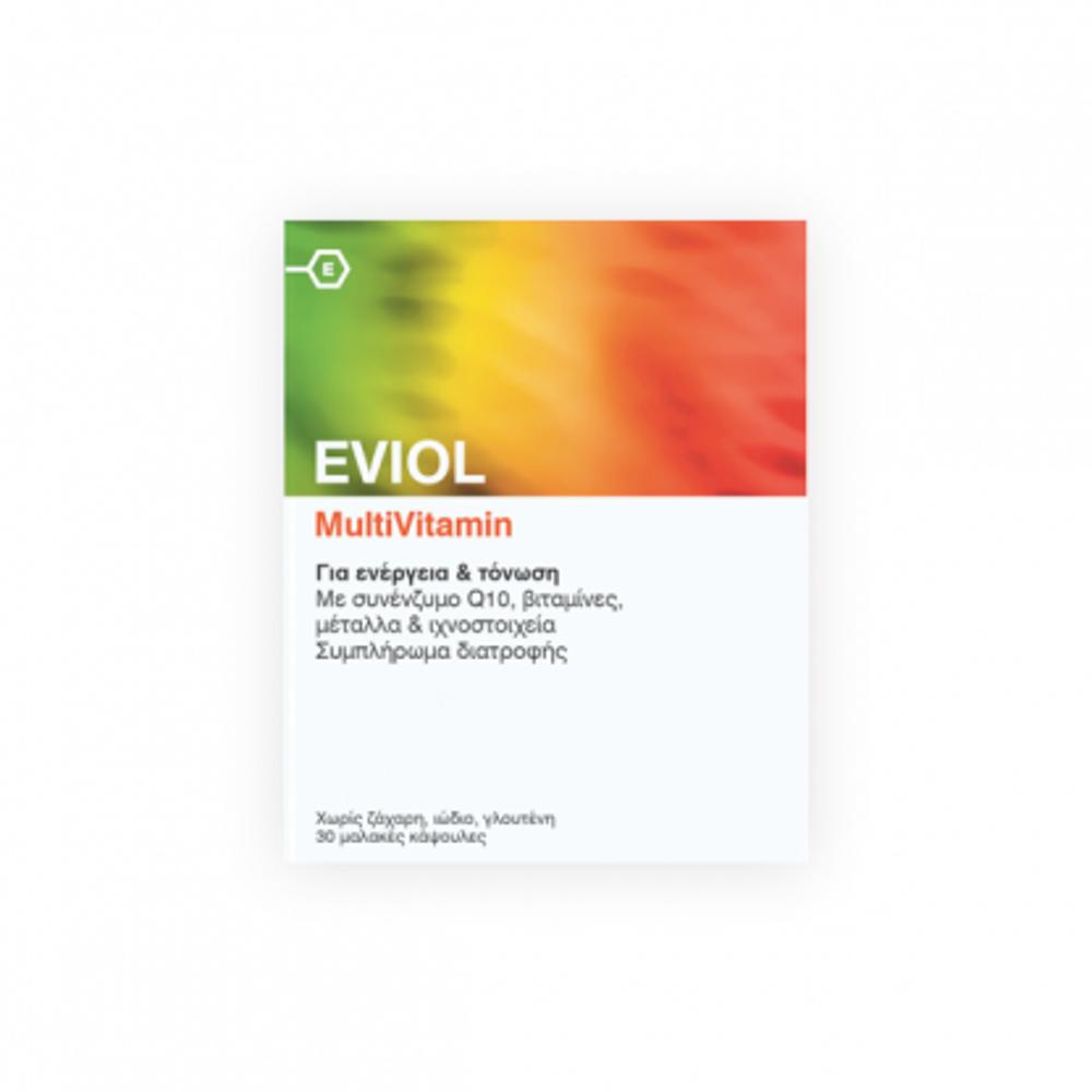 Eviol Multivitamin Ενέργεια & Τόνωση 30 softgels