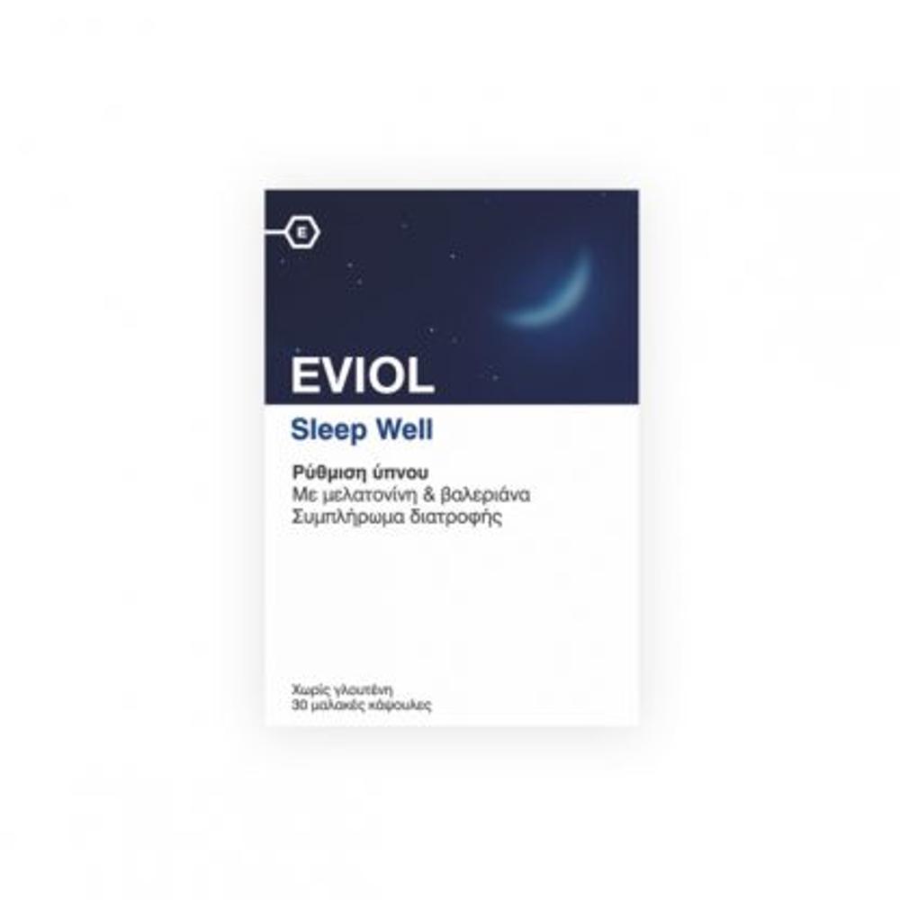 Eviol Sleep Well Αντιμετώπιση Της Αϋπνίας 30 softgels