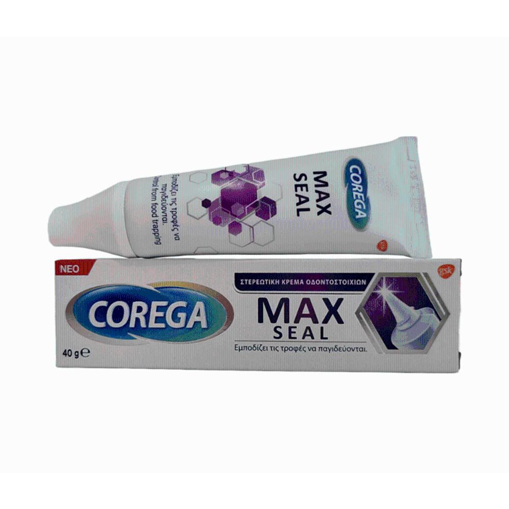 Corega Max Seal Στερεωτική Κρέμα Οδοντοστοιχιών 40gr