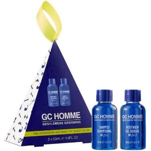 Grace Cole GC Sport τζελ καθαρισμού 50 ml + σαμπουάν 50 ml, σετ καλλυντικών για άνδρες σε ειδικό μεγέθος - 4033