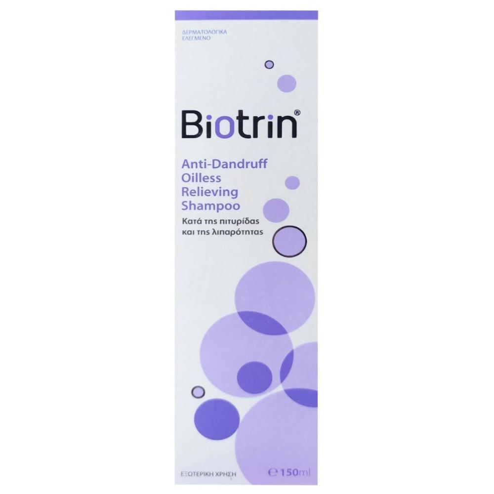 Biotrin Anti-Dandruff Oilless Relieving Shampoo Σαμπουάν Κατά της Πιτυρίδας και της Λιπαρότητας, 150ml