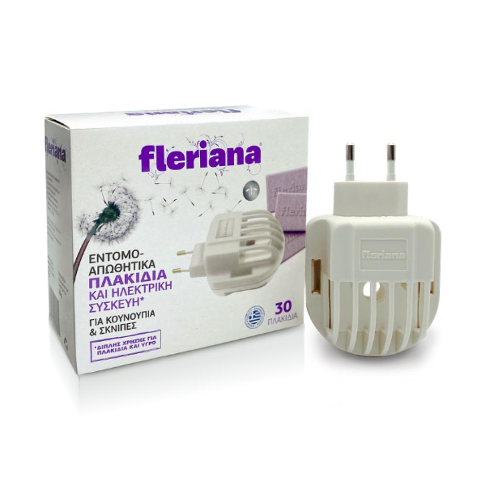 Power Health Fleriana Εντομοαπωθητικά Πλακίδια 30 τμχ & Ηλεκτρική Συσκευή