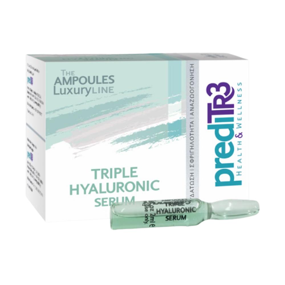 PrediTR3 Triple Hyaluronic Ορός Έντονης Ενυδάτωσης 1 Amp x 2 ml